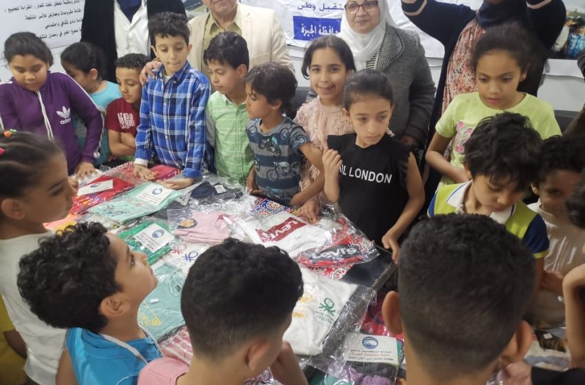 جمعية” نور الامل “ترسم السعادة على الاطفال الايتام بافطار جماعى وهدايا