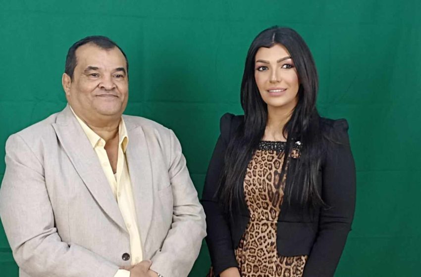الإعلامية والممثلة العراقية “دعاء حاتم ” فى “مؤسسة الأهرام ” للتدريب على دور صحفية
