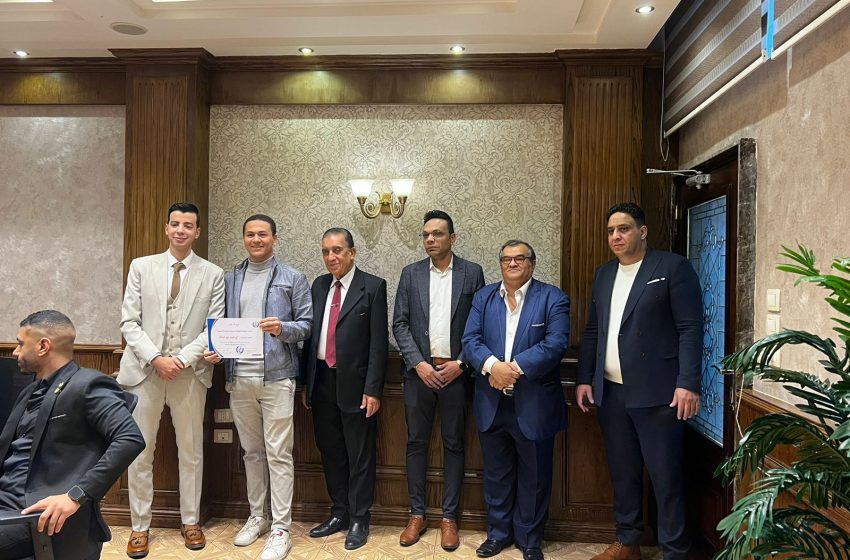 تكريم المصور الصحفي ابراهيم نور في فاعليات النقابة العامة للملاحة البحرية