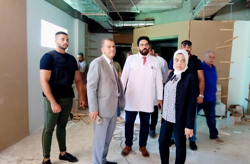 زيارة ميدانية لرئيس الإدارة المركزية للشؤون الطبية لمتابعة الأداء والتطوير بمستشفى وعيادة النيل بشبرا الخيمة