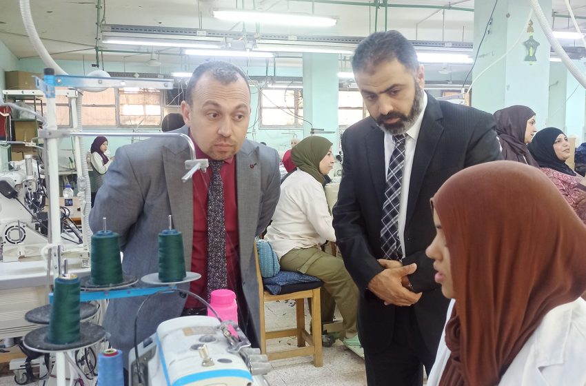  طلاب الوحدة الاقليمية” تواجد ” برئاسة وليد ابيض يستقبلون مبعوث إتحاد الصناعات المصرية لمتابعة المنشأت التدريبية للطلاب