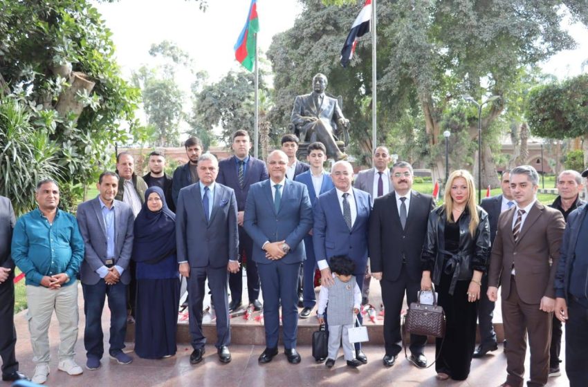  المهندس ايمن عطية يستقبل سفير أذربيجان لتخليد ذكرى الزعيم الراحل حيدر علييف بالقناطر الخيرية