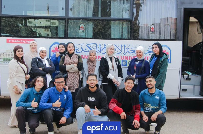  تقديم الدعم للفئات الأكثر احتياجًا من خلال مبادرة “غيث ”  لطلاب كلية الصيدلة بجامعة الأهرام الكندية